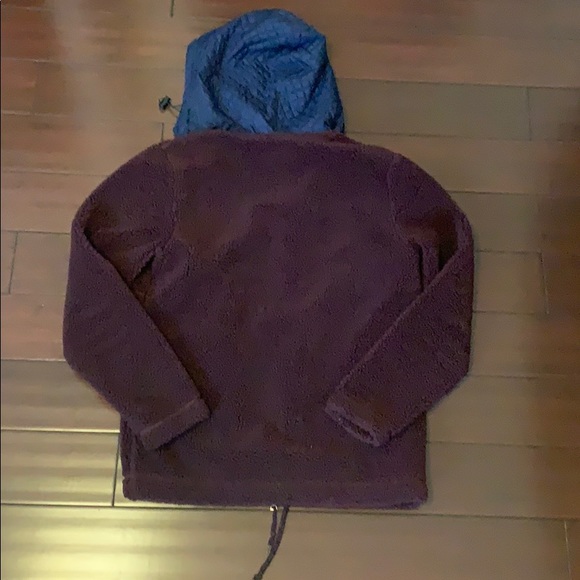 Red(dingy brown) (blue diamond accent) jacket - Picture 4 of 4